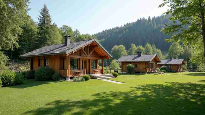 Building on the Rennsteig: Luxury Holidays in Thuringia, Concept art for illustrative purpose, tags: der - Monok